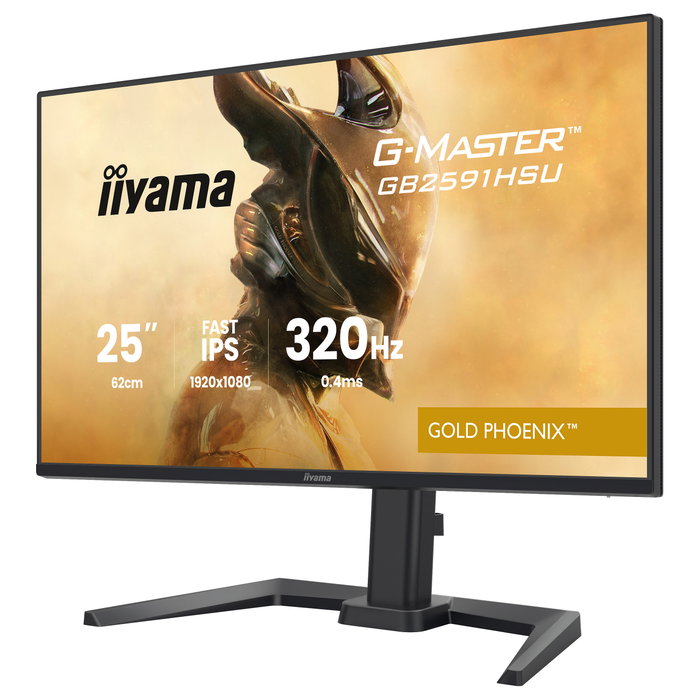 iiyama G-MASTER Gold Phoenix™ GB2591HSU-B1 24,5 pulgadas 320Hz Full HD Fast IPS Mattschwarz