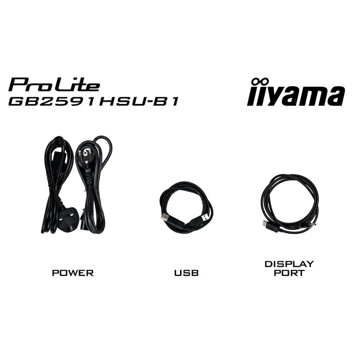 iiyama G-MASTER Gold Phoenix™ GB2591HSU-B1 24,5 pulgadas 320Hz Full HD Fast IPS Mattschwarz
