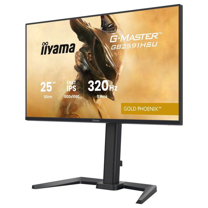 iiyama G-MASTER Gold Phoenix™ GB2591HSU-B1 24,5 pulgadas 320Hz Full HD Fast IPS Mattschwarz