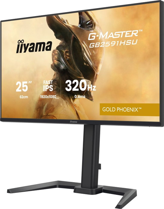 iiyama G-MASTER Gold Phoenix™ GB2591HSU-B1 Gaming Monitor 24,5 Pulgadas Full HD 320Hz iiyama G-MASTER Gold Phoenix™ GB2591HSU-B1 Gaming Monitor 24,5 Pulgadas Full HD 320Hz