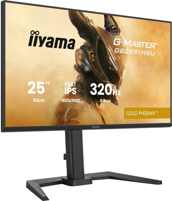 iiyama G-MASTER Gold Phoenix™ GB2591HSU-B1 Gaming Monitor 24,5 Pulgadas Full HD 320Hz iiyama G-MASTER Gold Phoenix™ GB2591HSU-B1 Gaming Monitor 24,5 Pulgadas Full HD 320Hz