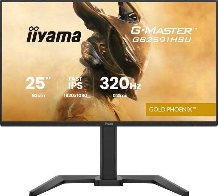 iiyama G-MASTER Gold Phoenix™ GB2591HSU-B1 Gaming Monitor 24,5 Pulgadas Full HD 320Hz iiyama G-MASTER Gold Phoenix™ GB2591HSU-B1 Gaming Monitor 24,5 Pulgadas Full HD 320Hz