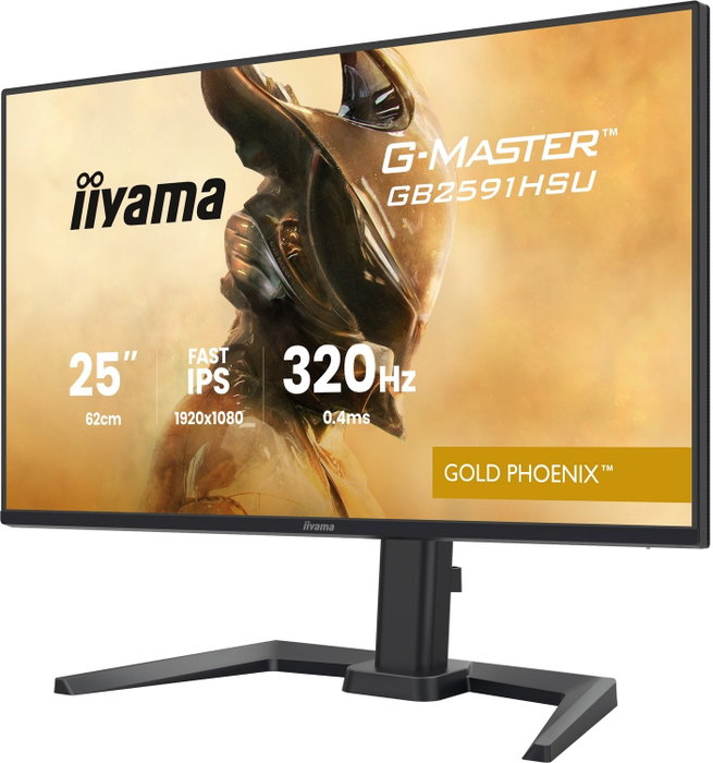 iiyama G-MASTER Gold Phoenix™ GB2591HSU-B1 Gaming Monitor 24,5 Pulgadas Full HD 320Hz iiyama G-MASTER Gold Phoenix™ GB2591HSU-B1 Gaming Monitor 24,5 Pulgadas Full HD 320Hz