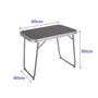 Marbueno Mesa Plegable de Aluminio para Camping y Playa