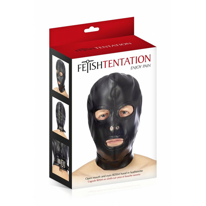 Máscara Fetish Tentation Negro Máscara Fetish Tentation Negro