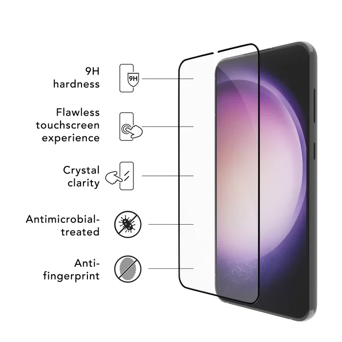 Dbramante1928 Protector Eco-Shield Galaxy S23 Black Edge