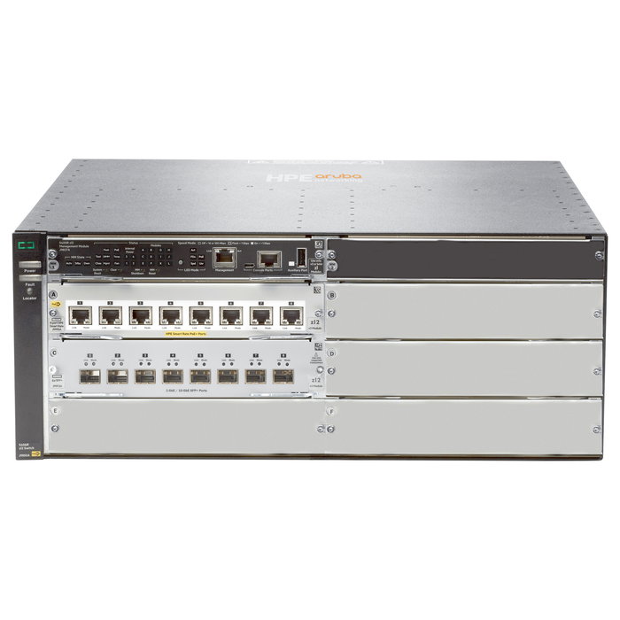 HPE Aruba 5406R 8-Puertos 10GBase-T PoE+ / 8 SFP+ zl2 Switch (v3, sin Fuente) - 5406R zl2 Switch HPE Aruba 5406R 8-Puertos 10GBase-T PoE+ / 8 SFP+ zl2 Switch (v3, sin Fuente) - 5406R zl2 Switch