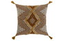 DKD Home Decor Cojín de Algodón Multicolor con Aplicaciones