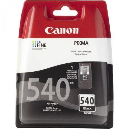 Canon Cartucho de Tinta Negro PG-540 para Pixma MG2150-3150-3600 (8ml - 180 Págs) Canon Cartucho de Tinta Negro PG-540 para Pixma MG2150-3150-3600 (8ml - 180 Págs)