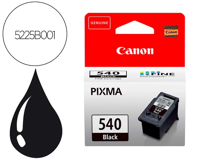 Canon Cartucho de Tinta PG-540 Negro Canon Cartucho de Tinta PG-540 Negro