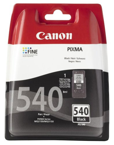 Canon Cartucho de Tinta PG-540 Negro Canon Cartucho de Tinta PG-540 Negro