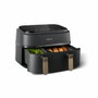Philips NA352/04 Freidora sin aceite 9L Doble cesta Negra