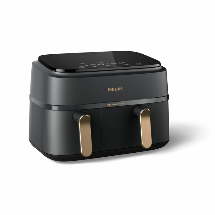Philips NA352/04 Freidora sin aceite 9L Doble cesta Negra Philips NA352/04 Freidora sin aceite 9L Doble cesta Negra