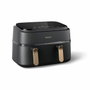 Philips NA352/04 Freidora sin aceite 9L Doble cesta Negra