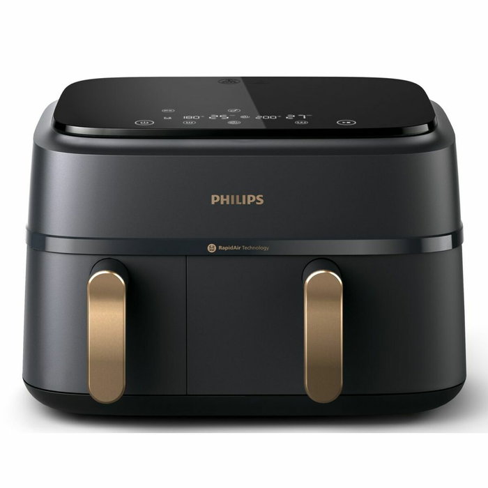 Philips NA352/04 Freidora sin aceite 9L Doble cesta Negra Philips NA352/04 Freidora sin aceite 9L Doble cesta Negra