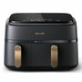 Philips NA352/04 Freidora sin aceite 9L Doble cesta Negra