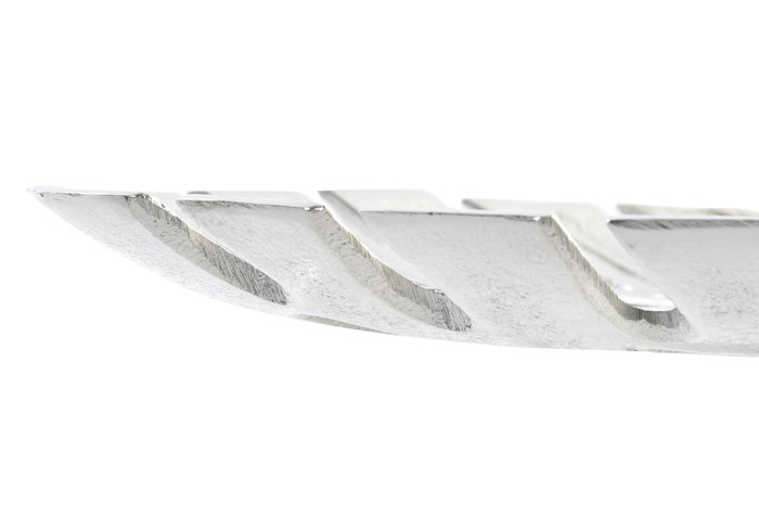 DKD Home Decor Centro de Mesa de Aluminio Hoja Plateado