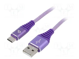 GEMBIRD Cablexpert USB 2.0 de USB A a USB C, 2m, Dorado