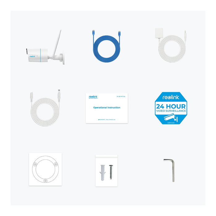 Reolink WC510WAB2K02 Cámara de Seguridad IP 2K 5MP Exterior Wi-Fi Ethernet IP67 Visión Nocturna Exterior Reolink WC510WAB2K02 Cámara de Seguridad IP 2K 5MP Exterior Wi-Fi Ethernet IP67 Visión Nocturna Exterior