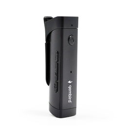 GEMBIRD Receptor Bluetooth de Audio, Negro, para Conectar Altavoces o Auriculares a Dispositivos con Bluetooth