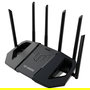 ASUS TUF Gaming BE6500 WiFi 7 Router, Dualband, 6 Antenas Externas, 3x LAN 2.5G, 1x WAN 2.5G