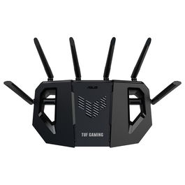 ASUS TUF Gaming BE6500 WiFi 7 Router, Dualband, 6 Antenas Externas, 3x LAN 2.5G, 1x WAN 2.5G