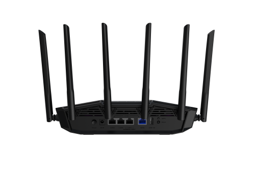 Asus TUF Gaming Router TUF-BE6500 Wi-Fi 7 6500Mbps Doble Banda 2.4 GHz / 5 GHz Ethernet 2.5 Gigabit Negro