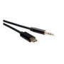 ROLINE Cable Adaptador USB-C a 3,5 mm 3m Negro