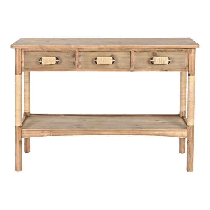 Recibidor Home ESPRIT Marrón claro 110 x 40 x 79,5 cm Recibidor Home ESPRIT Marrón claro 110 x 40 x 79,5 cm