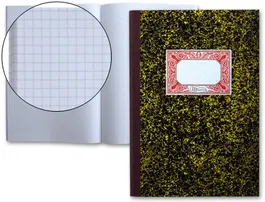 Miquelrius Cuaderno 3010 Folio Cartone 100 Hojas Cuadro Pequeño