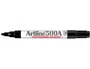 Artline EK-500 Rotulador para pizarra negra, punta redonda 2 mm, recargable