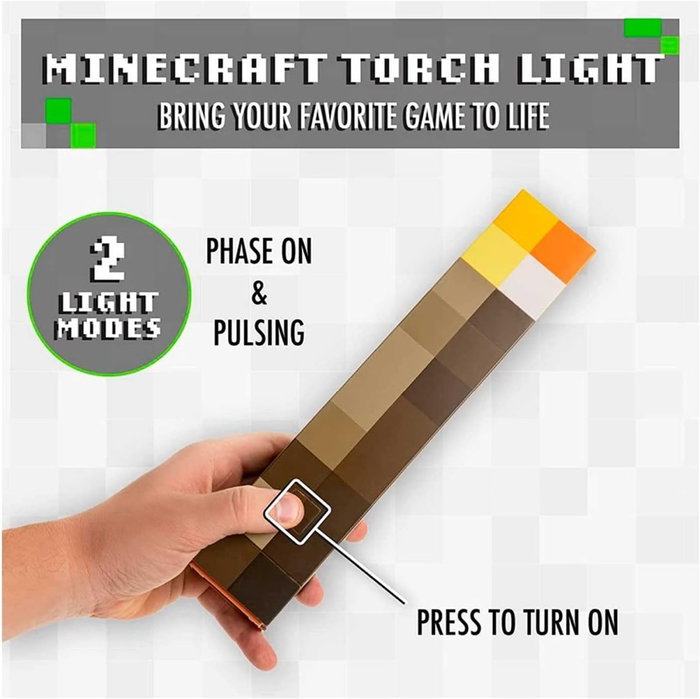 Paladone Products Minecraft Linterna Eléctrica