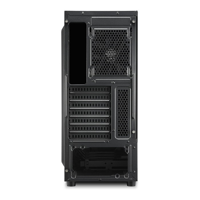 SHARKOON Midi Sharkoon RGB Slider MDT - Torre Midi ATX Gaming RGB Negra con Panel de Cristal Templado, USB 3.2, Gestión de Cables y Ventilador Trasero 120mm SHARKOON Midi Sharkoon RGB Slider MDT - Torre Midi ATX Gaming RGB Negra con Panel de Cristal Templado, USB 3.2, Gestión de Cables y Ventilador Trasero 120mm