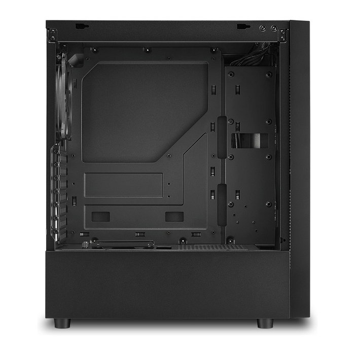 SHARKOON Midi Sharkoon RGB Slider MDT - Torre Midi ATX Gaming RGB Negra con Panel de Cristal Templado, USB 3.2, Gestión de Cables y Ventilador Trasero 120mm SHARKOON Midi Sharkoon RGB Slider MDT - Torre Midi ATX Gaming RGB Negra con Panel de Cristal Templado, USB 3.2, Gestión de Cables y Ventilador Trasero 120mm
