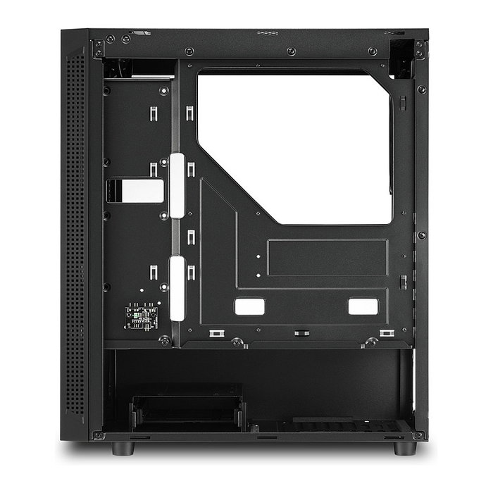 SHARKOON Midi Sharkoon RGB Slider MDT - Torre Midi ATX Gaming RGB Negra con Panel de Cristal Templado, USB 3.2, Gestión de Cables y Ventilador Trasero 120mm SHARKOON Midi Sharkoon RGB Slider MDT - Torre Midi ATX Gaming RGB Negra con Panel de Cristal Templado, USB 3.2, Gestión de Cables y Ventilador Trasero 120mm