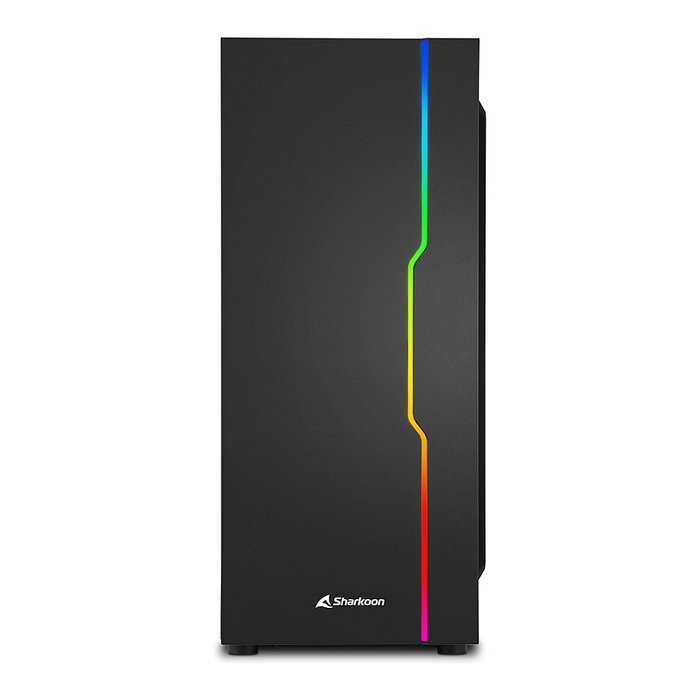 SHARKOON Midi Sharkoon RGB Slider MDT - Torre Midi ATX Gaming RGB Negra con Panel de Cristal Templado, USB 3.2, Gestión de Cables y Ventilador Trasero 120mm SHARKOON Midi Sharkoon RGB Slider MDT - Torre Midi ATX Gaming RGB Negra con Panel de Cristal Templado, USB 3.2, Gestión de Cables y Ventilador Trasero 120mm
