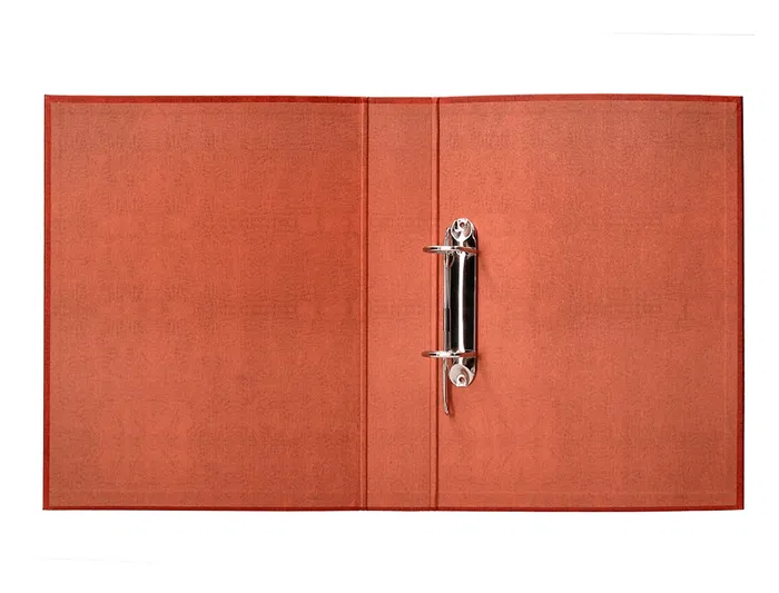 Liderpapel Carpeta 2 Anillas 40mm Mixtas Folio Cartón Cuero Compresor Plástico Resistente