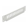 DeLOCK Panel de conexión de fibra óptica 10" 12 Puertos SC Duplex/LC Quad 1U Gris para montaje en rack | 44 x 254 x 10 mm