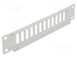 DeLOCK Panel de conexión de fibra óptica 10″ 12 puertos SC Duplex/LC Quad 1U gris