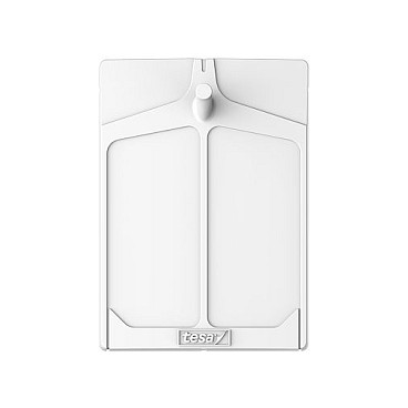 Tesa Gancho Universal para Interior Blanco con Tira Adhesiva