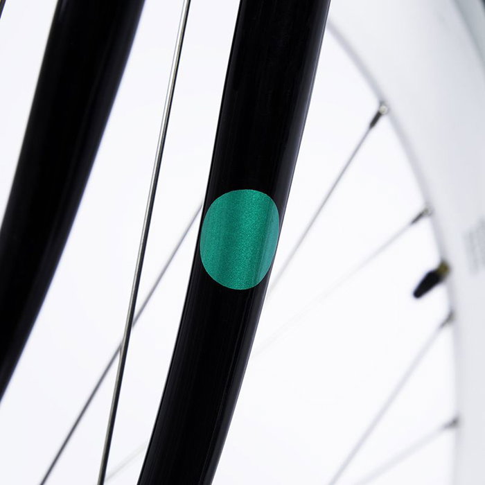 Bookman Pegatinas reflectantes para bicicleta - 8 grandes y 4 pequeñas - Película Scotchlite 3M - Seguridad y estilo