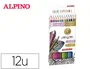 Alpino Experience Lápices de Colores Surtidos con 12 Colores