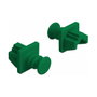 DeLOCK 86512 Cubierta antipolvo para puerto RJ-45, Verde, 10 unidades