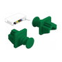 DeLOCK 86512 Cubierta antipolvo para puerto RJ-45, Verde, 10 unidades