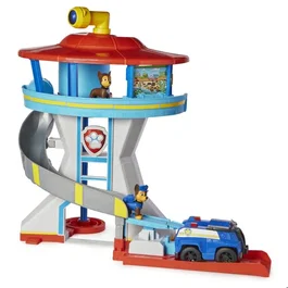 Spin Master Torre De Control Patrulla Canina 6073765 Paw Patrol Centro Principal con Vehículo y Figuras Chase de 50cm