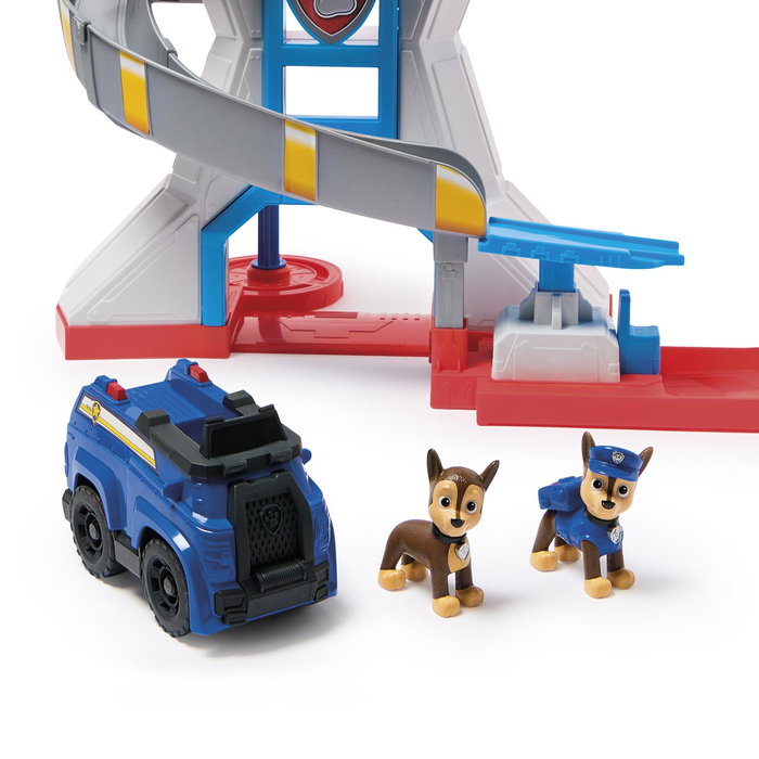 Spin Master Torre De Control Patrulla Canina 6073765 Paw Patrol Centro Principal con Vehículo y Figuras Chase de 50cm