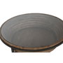 DKD Home Decor Mesa de Centro de Abeto y Cristal Negro y Marrón