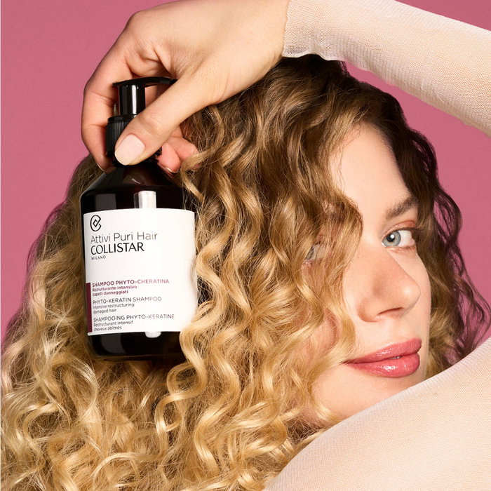 Collistar Fitoqueratina Champú Reestructurante con Aminoácidos para Cabello Dañado - 250 ml