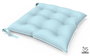 DKD Home Decor Cojín para Silla Verano Azul Azul y Blanco