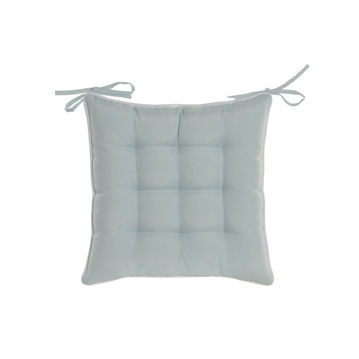 DKD Home Decor Cojín para Silla Verano Azul Azul y Blanco
